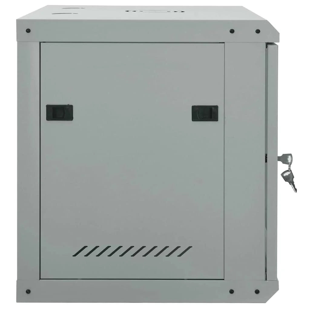 Armadio di rete industriale con vano interno 60 x 45 x 50 cm conforme alle normative di sicurezza in acciaio grigio 02_0059066