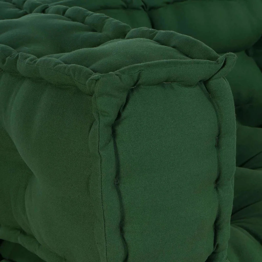 Cuscino per Divano Pallet 3 pz | Cuscini per sedie Verde 120 x 80 x 38 cm Tessuto