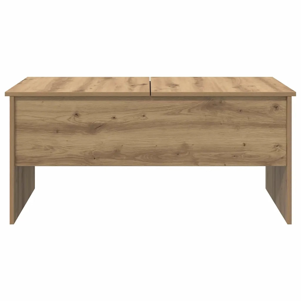 Tavolino da salotto Rovere artigianale 102 x 50,5 x 46,5 cm