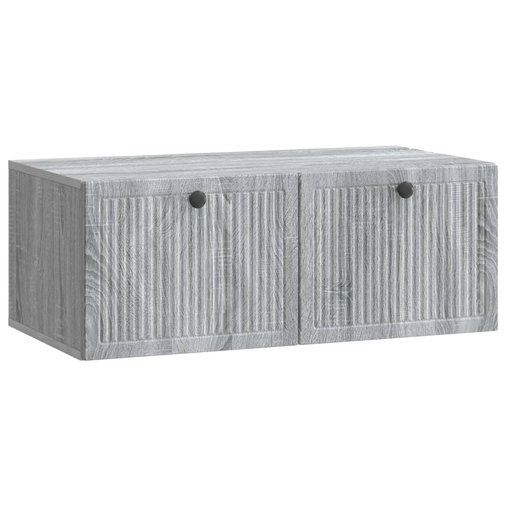 Mobile Porta TV da Muro Grigio Sonoma 78,5 x 41 x 30 cm