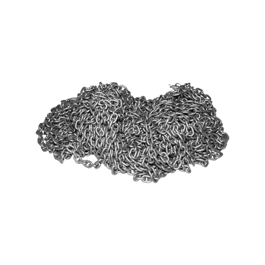 Catena G80 nera, spessore maglia 6 mm, lunghezza 60 metri Breckner Germany