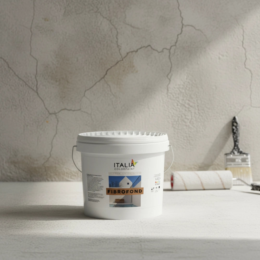 Fibrofond m coprente consolidante esterni alta traspirazione bianco *** formato 5 lt, confezione 1