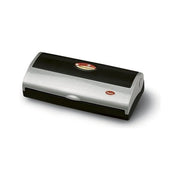 Apparecchio per sottovuoto. funzionamento automatico (pulsanti one-touch). ed per la visualizzazione del livello di vuoto alimentare. barra saldante cm. 32 (per sacchetti cm. 30). livello di vuoto massimo: -830 mbar. potenza di aspirazione: 18 lt./min. - 9344 N
