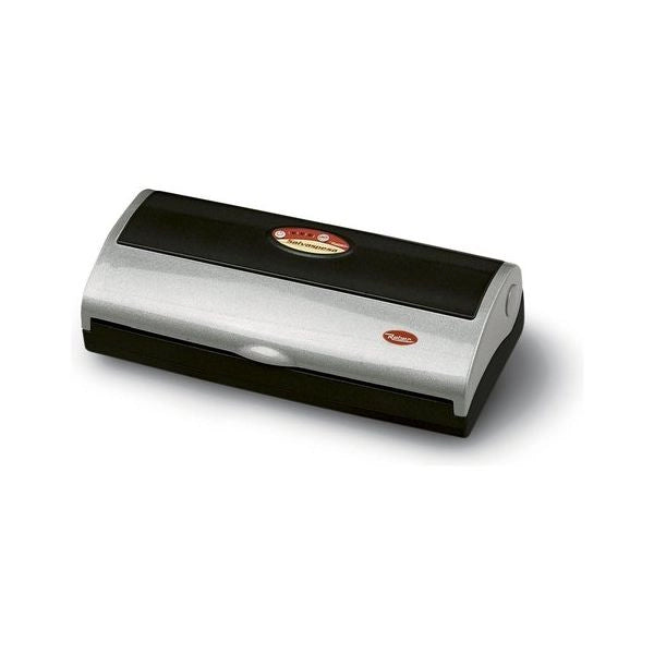 Apparecchio per sottovuoto. funzionamento automatico (pulsanti one-touch). ed per la visualizzazione del livello di vuoto alimentare. barra saldante cm. 32 (per sacchetti cm. 30). livello di vuoto massimo: -830 mbar. potenza di aspirazione: 18 lt./min. - 9344 N