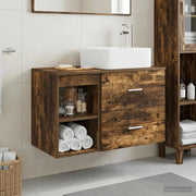 Set di mobili per il bagno 2 pcs Rovere Fumo 3403884