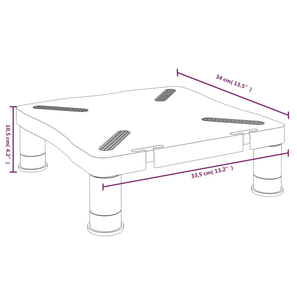 Supporto per Monitor Nero 33,5x34x10,5 cm CFW6442905