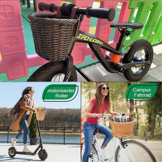 Borsa per Bicicletta - Handy e Stile - Adatta a Ogni Bicicletta - Ideale per Spese - 1 Pezzo - Materiale Sostenibile - Progettazione Leggera