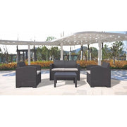 C SET 4 PZ SALOTTO C/DIVANO 2P GRAFITE NATUR DUO