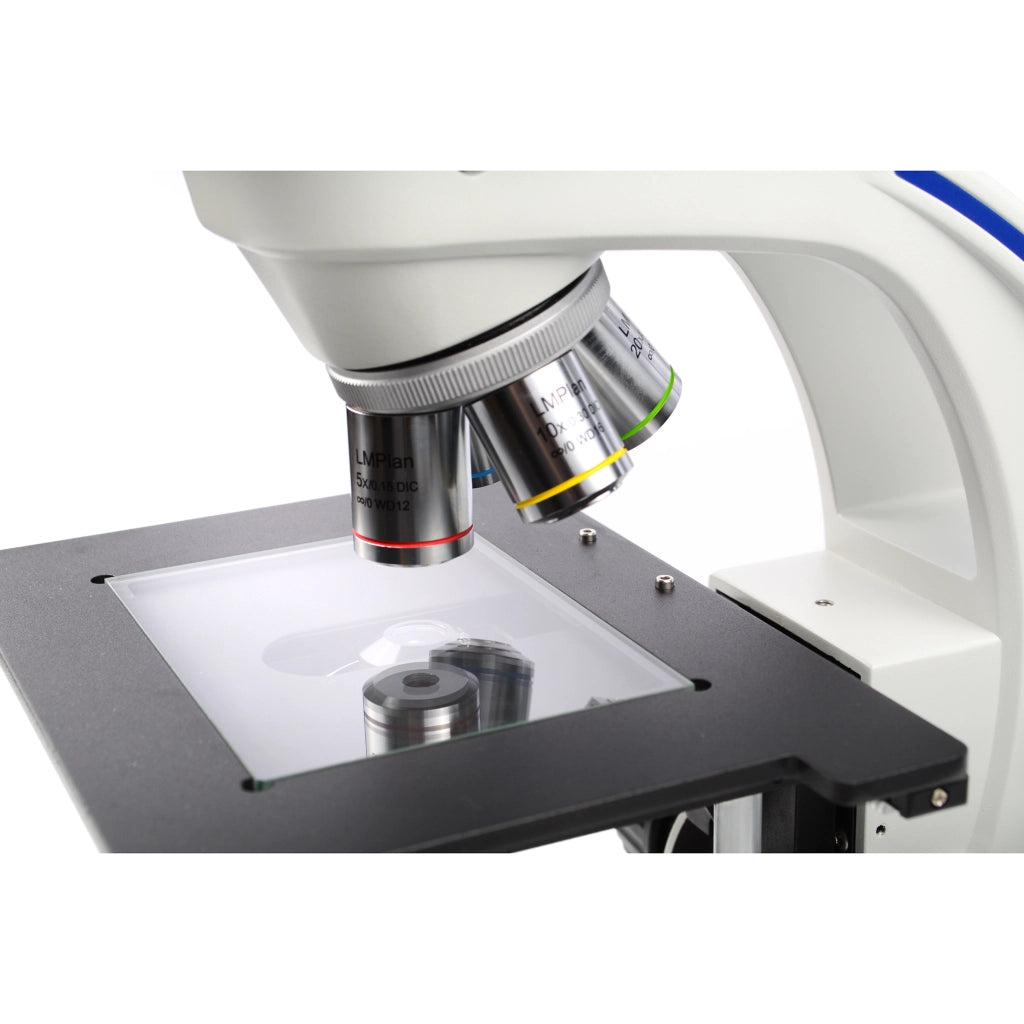 Mikroscopio Metallurgico Trinoculare Eris Pro MMEP-T-T&R – Alta Qualità Immagine, Oculare WF10x/20mm, Obiettivi Planari