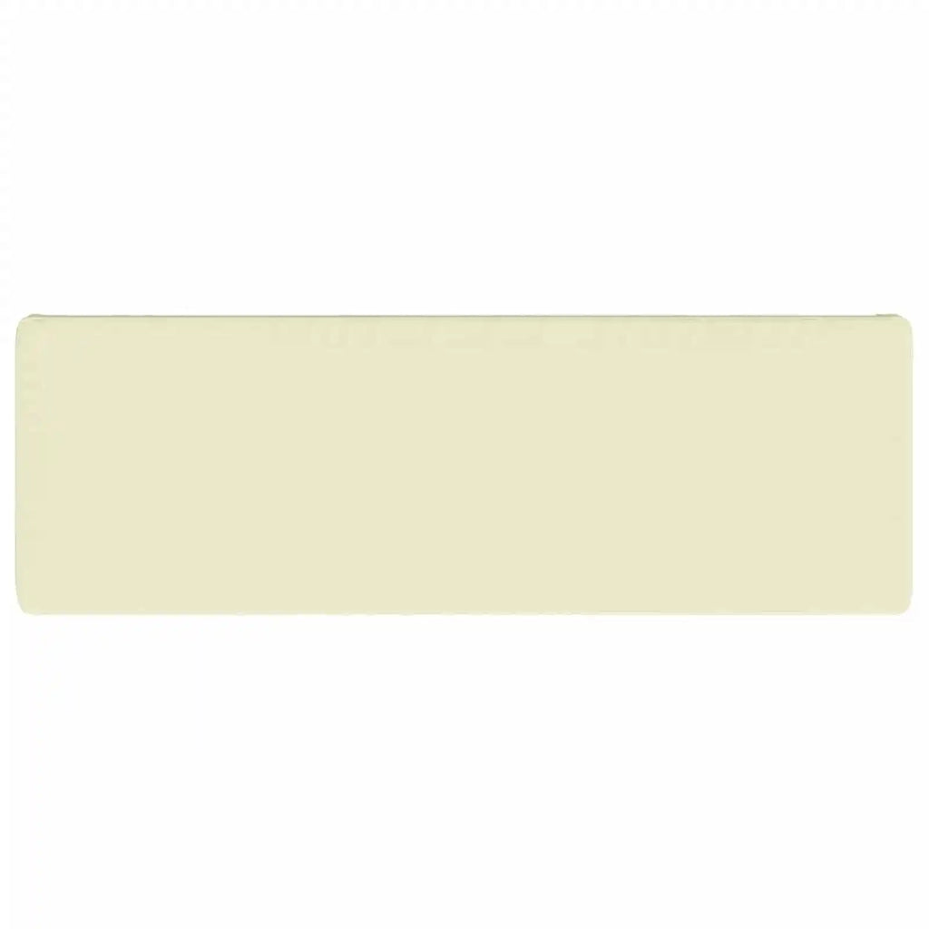 Cuscini per Panchina a 2 Pezzi VUGHT 2 pz 100% Poliestere Crema 952073