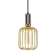 Sospensione Contemporanea Suspension Acciaio Adjustable 1 Luce E27