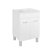 LAVATOIO IN NOBILITATO CON VASCA IN ABS- cm 60x50xH.90 (2 ante)- DH- pezzi 1