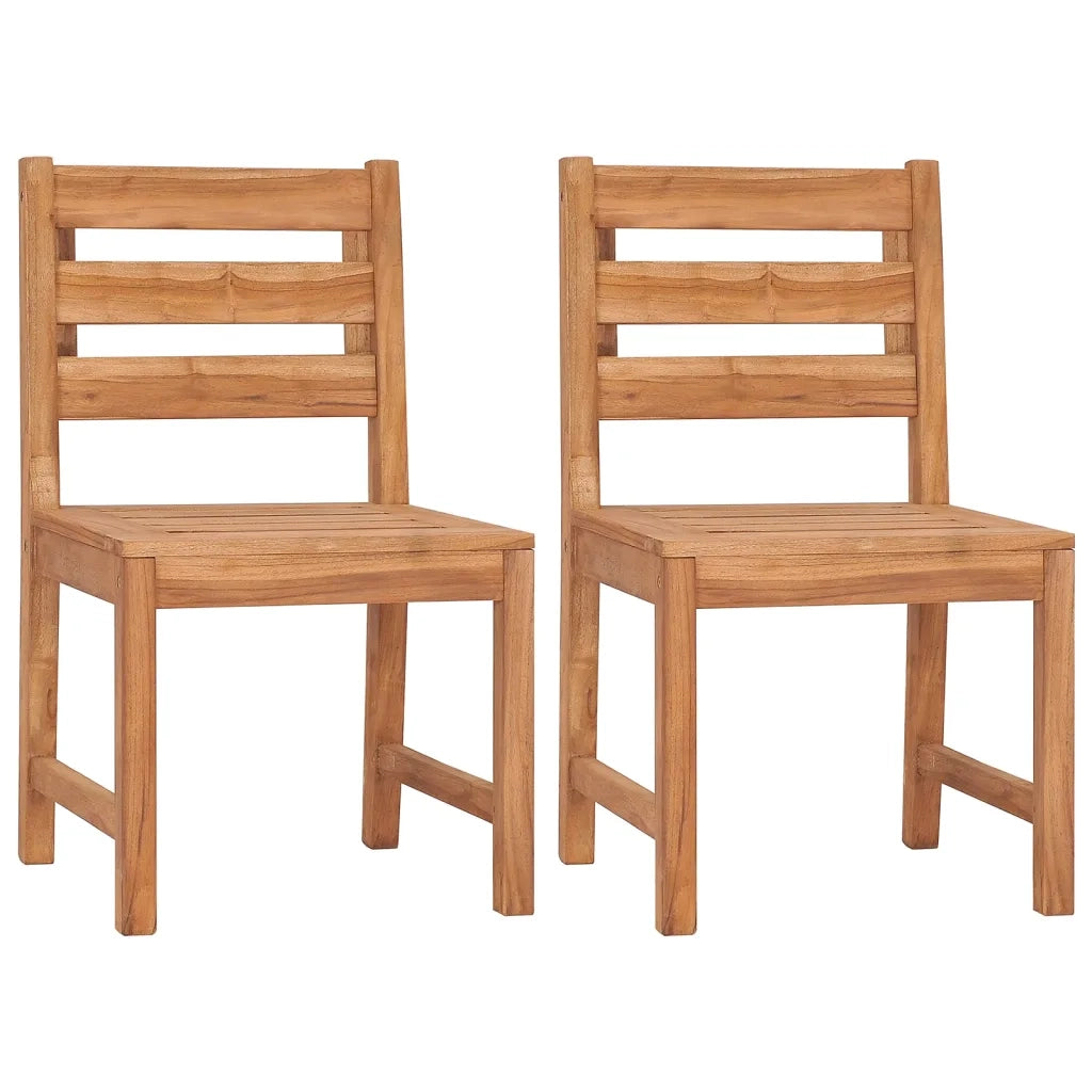 Set da Pranzo per Giardino 5 pz in Legno Massello di Teak 3157201