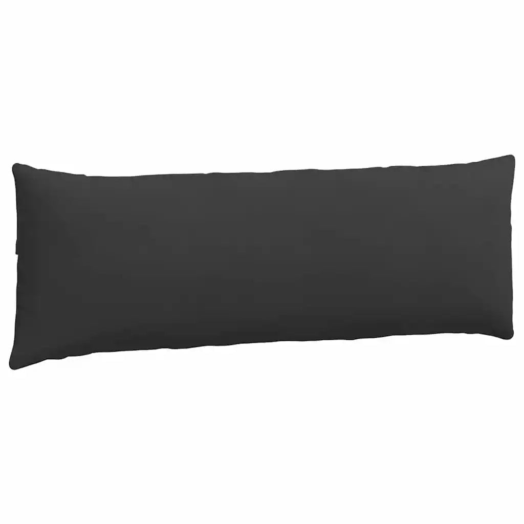 Cuscini da Divano 2 pz | Cuscini per sedie Nero 120 x 40 cm Tessuto