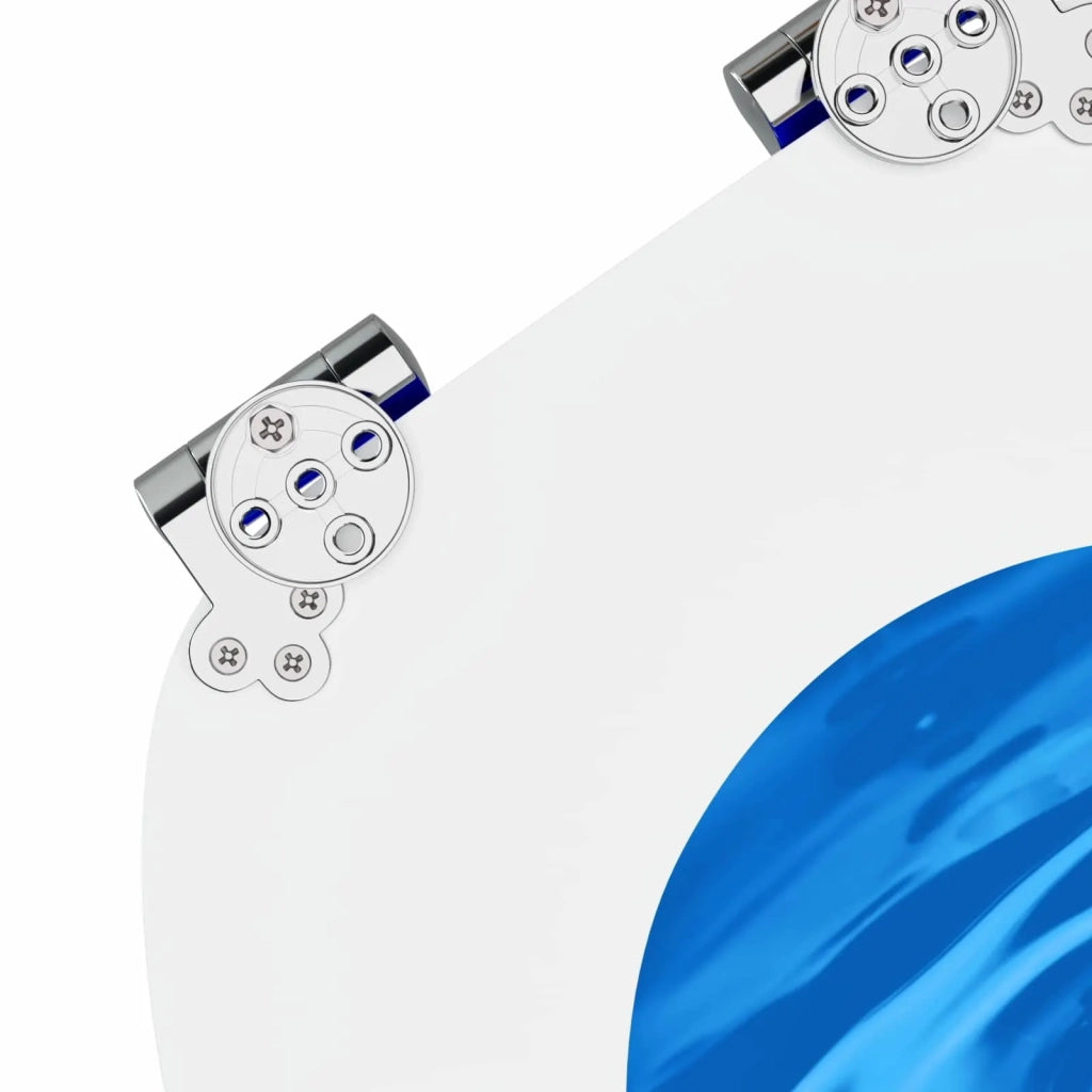 Sedile per toilette con chiusura morbida 2 pcs Goccia blu 3414543