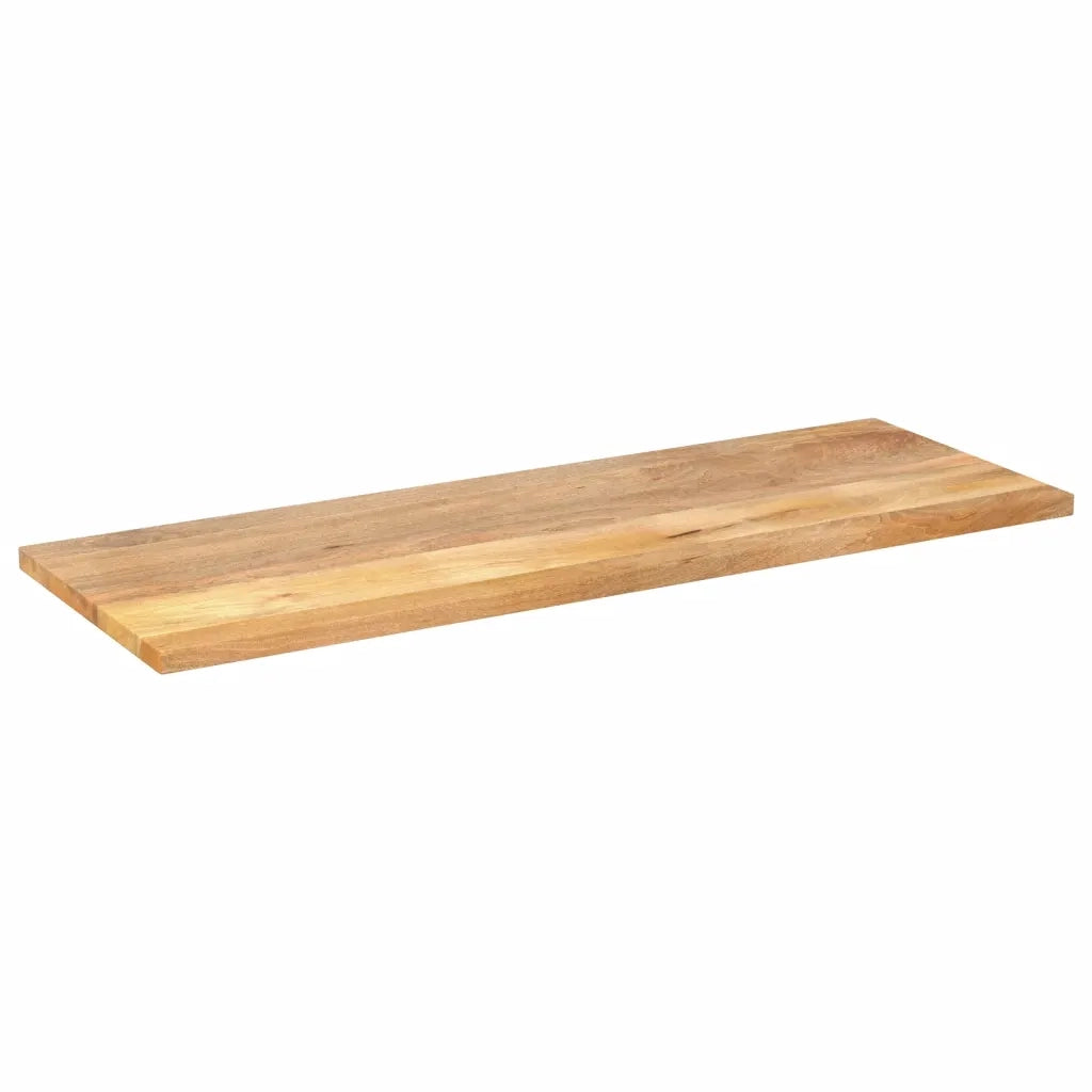 Piano per Tavolo 140x50x3,8cm Rettangolare Legno Massello Mango