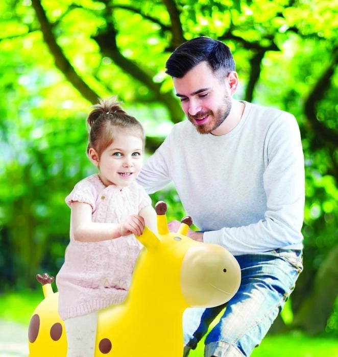 Giraffa gonfiabile che salta - Lexibook - 45 cm H - Pompa manuale inclusa - Dai 3 anni
