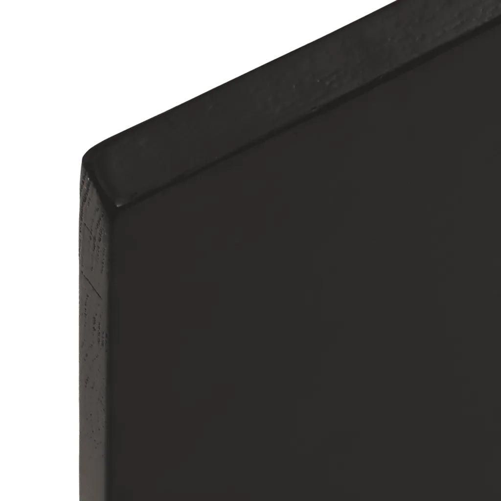 Piano Bagno Marrone Scuro 100x60x2 cm Legno Massello Trattato CFW4591918