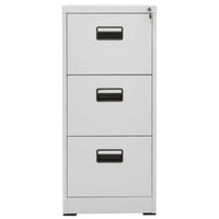 Schedario Grigio Chiaro 46x62x102,5 cm in Acciaio cod mxl 74176