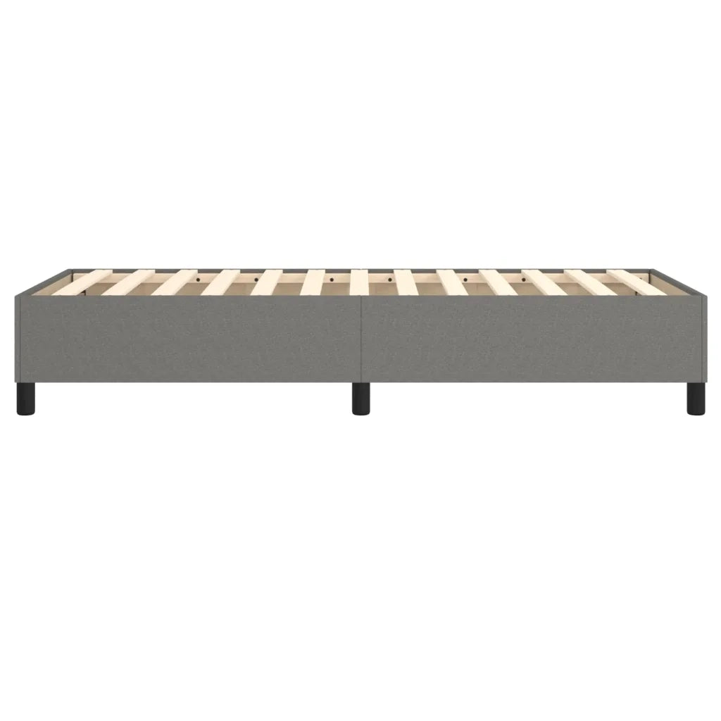 Struttura Letto a Rete a Molle Grigio Scuro 90x200 cm Tessuto 3120831