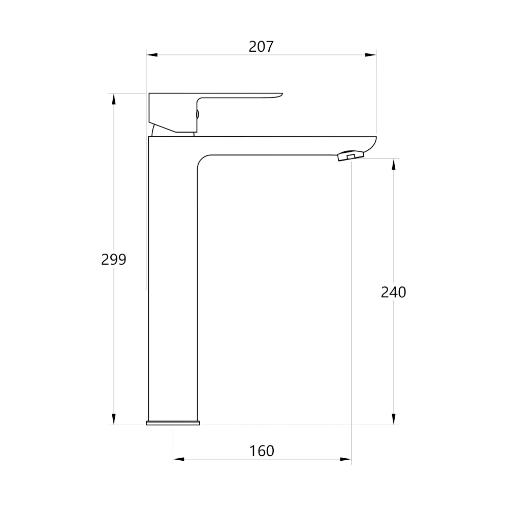 Miscelatore rubinetto oceania per lavabo con bocca alta in ottone bianco opaco *** confezione 1