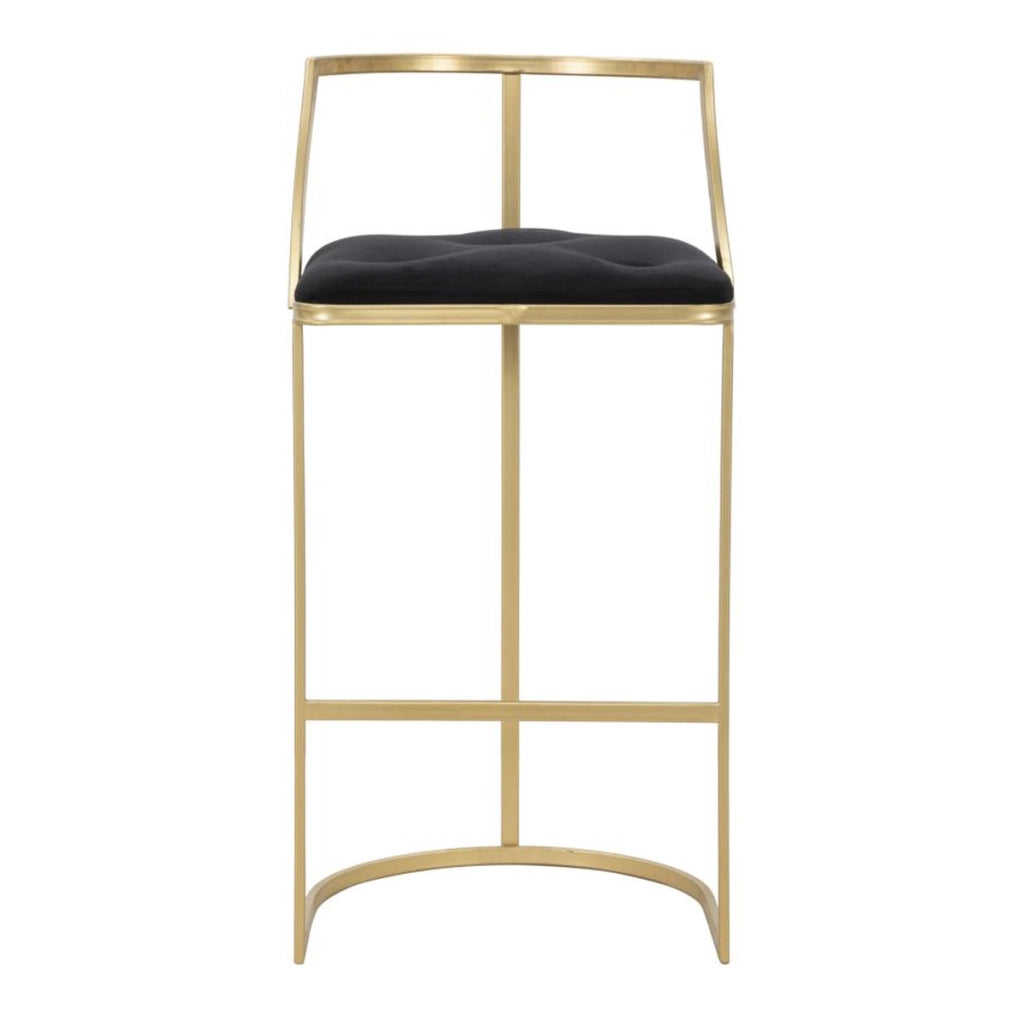Sgabello Alto VKH450, Oro, Metallo, 45x45x90 cm