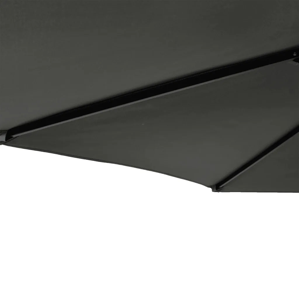 Ombrellone Giardino con Palo in Acciaio Antracite 225x225x212cm 4005060