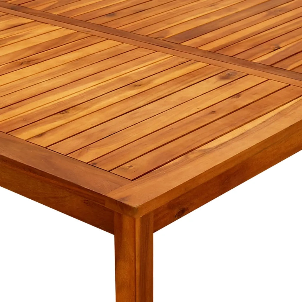 Tavolino da Giardino-Tavolo da Esterno-Tavolino da Patio 110x110x45 cm in Legno Massello di Acacia