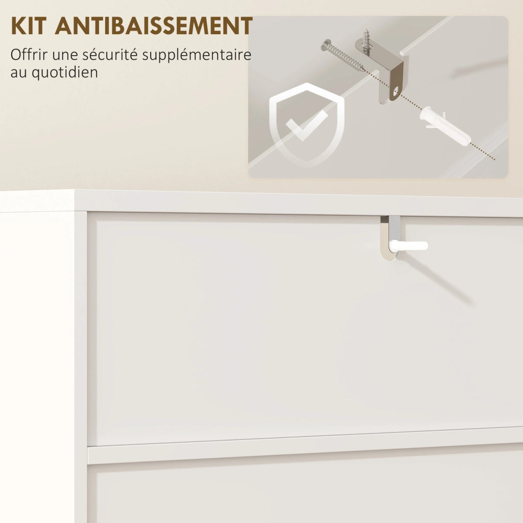 Mobiletto da Bagno Stretto 5 Ripiani ¨C zephmum ¨C 60x31.8x93 cm Bianco