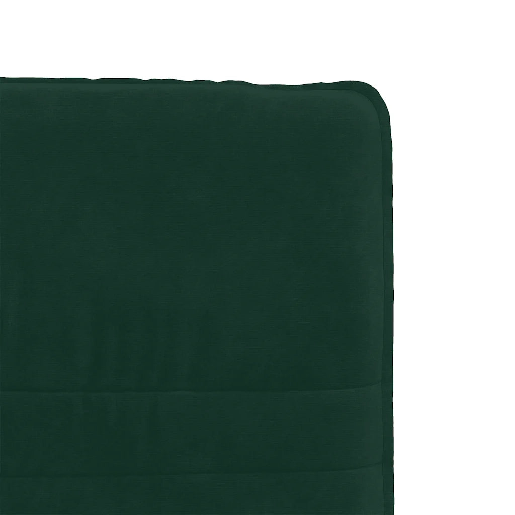 Sedie da Pranzo 4 pz Verde Scuro in Velluto 3315639