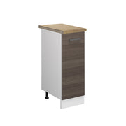 Vicco Armadio cucina dispensa alto Grigio 30 cm , PL Rovere