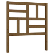 Testiera | Testata per Letto ambra 106x4x104 cm in Legno Massello di Pino