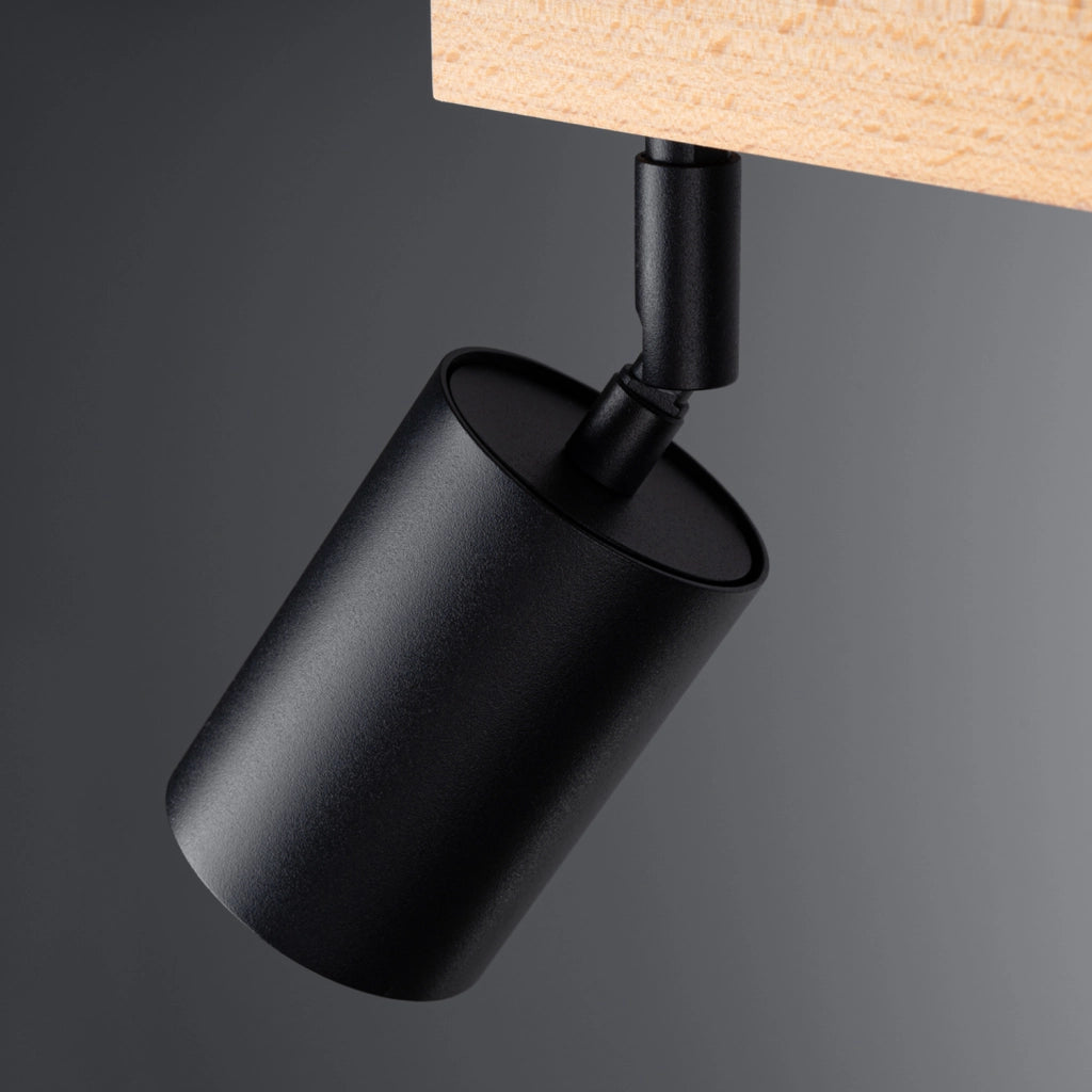 Spot soffitto barra 3 tubi nera GU10 Pure Lume PU1293