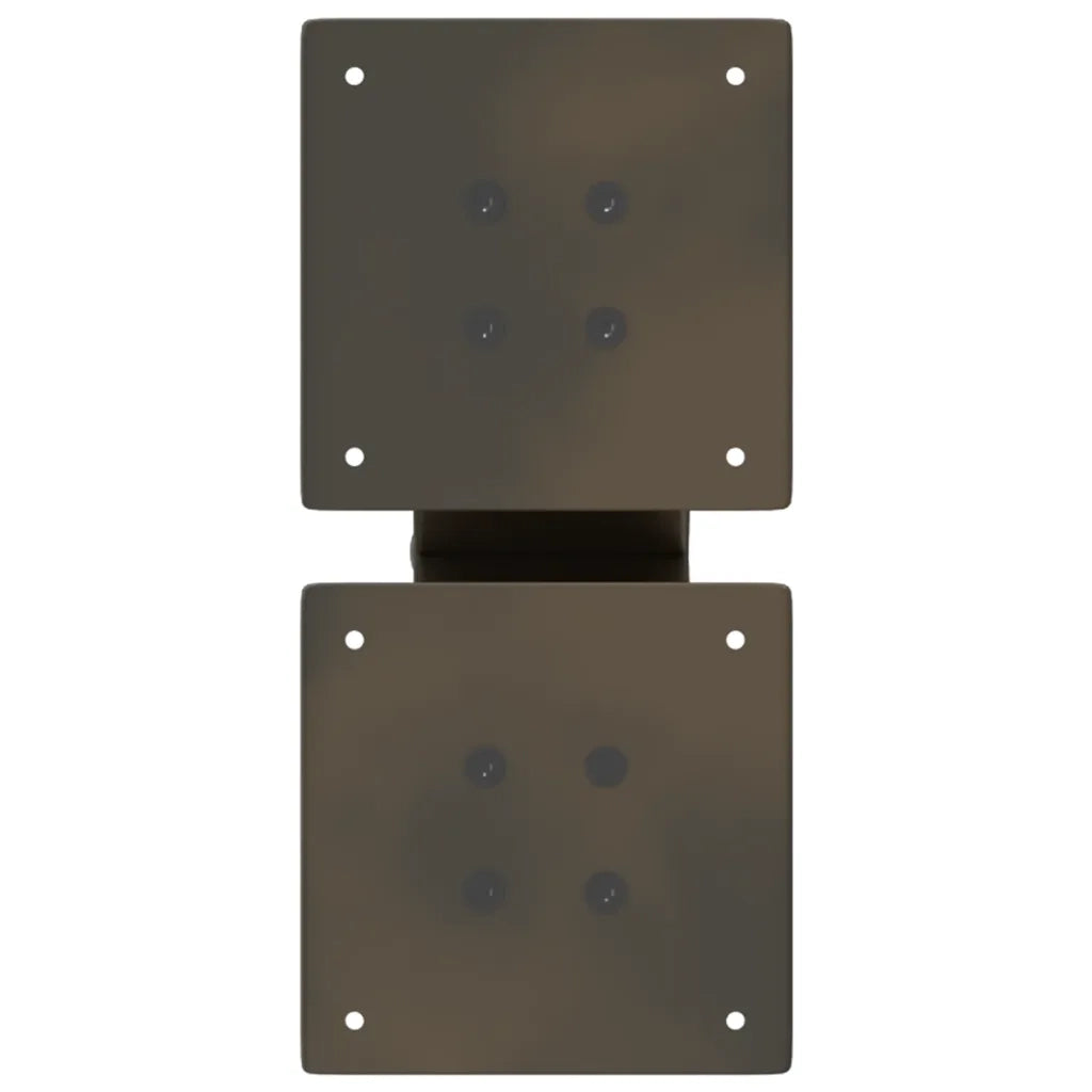 Gambe per Tavolino da Caff¨¨ a Forma di X 2 pz-Set di 2 Gamba per Tavolo Acciaio Naturale 40x(30-31) cm Acciaio