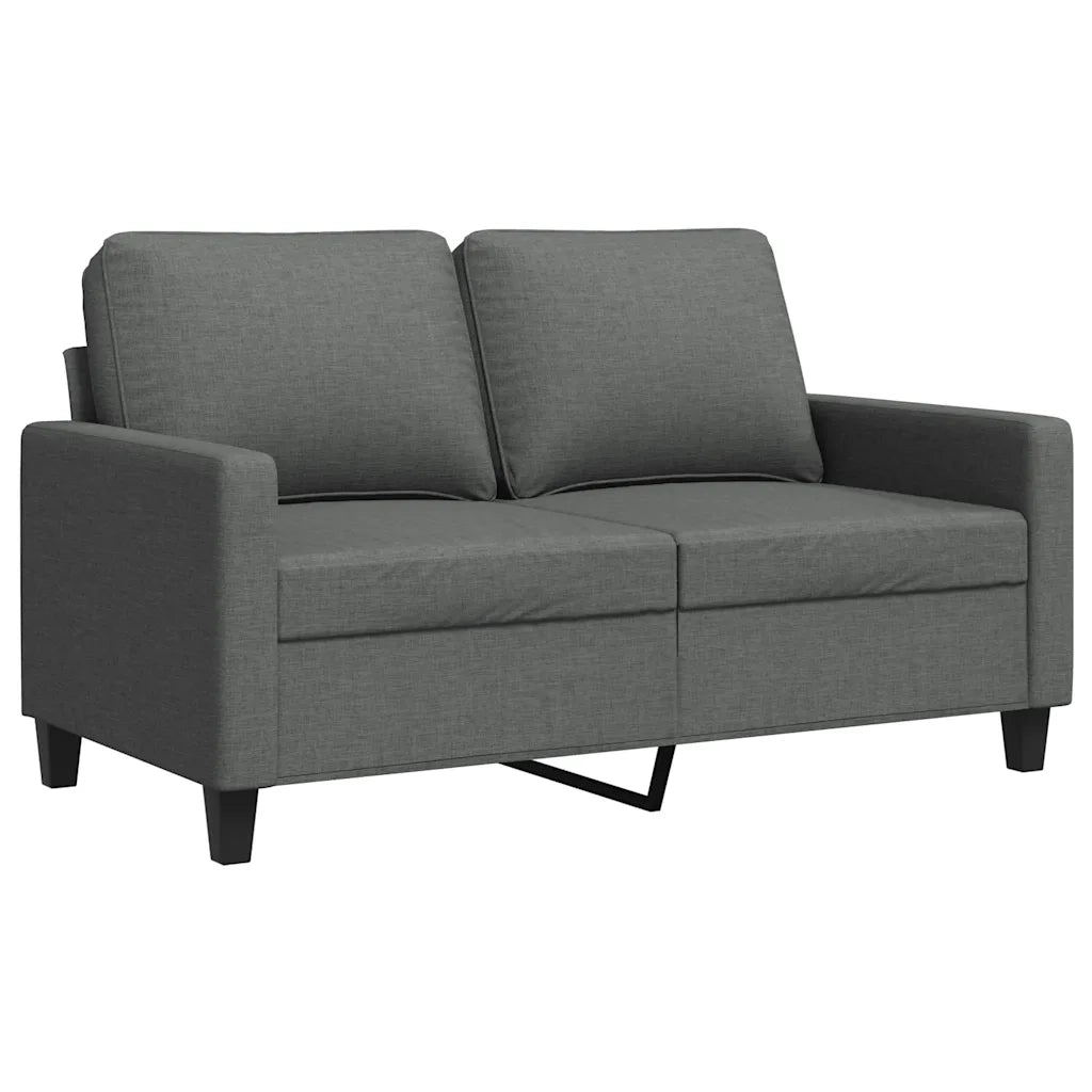 Divano a 2 Posti Grigio Scuro 120 cm in Tessutocod mxl 126540