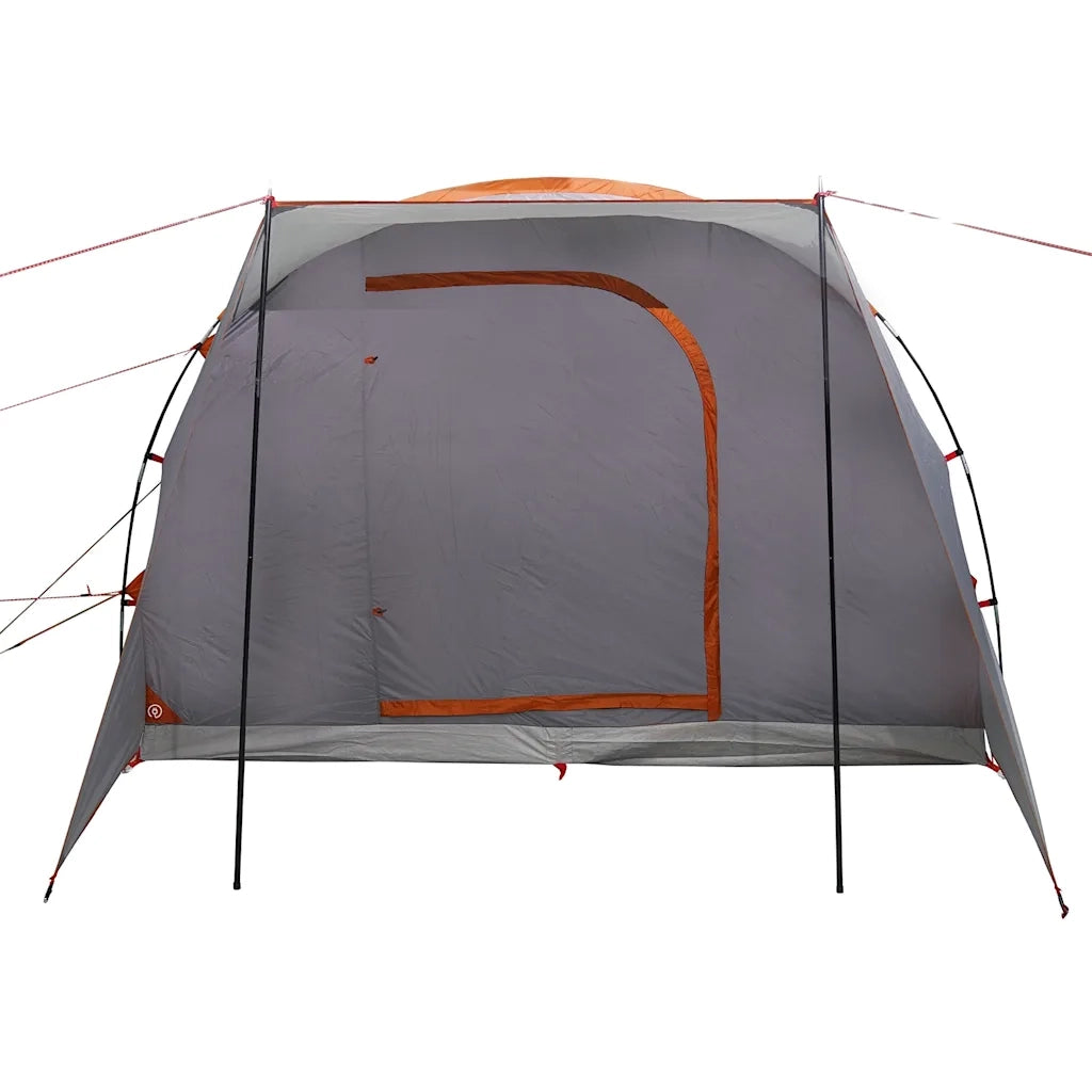 Tenda da Campeggio 2 Persone Grigio e Arancione Impermeabile 4009511