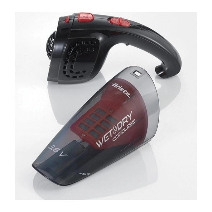 Ariete 2474 Wet & Dry cordless - Aspirabriciole e liquidi senza fili - batteria ricaricabile - accessori inclusi - Viola e Nero