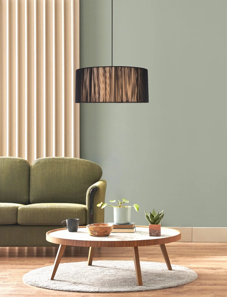 Lampada a sospensione Candellux Kioto 3xE27 nera Ø45