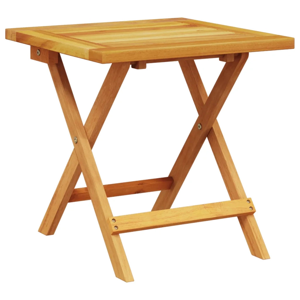 Lettini Prendisole con Tavolino 2pz in Legno Massello di Acacia 3206367