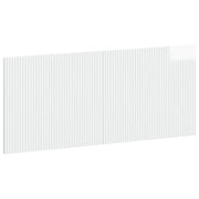 Testiera da Muro ARNHEM Bianco Lucido Legno ingegnerizzato 896749