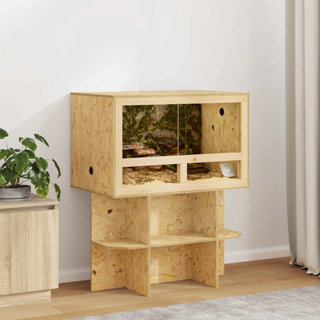 Base per Terrario Marrone 80 x 50 x 50 cm OSB CFW5312379