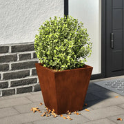 Fioriera da Giardino 30x30x30 cm in Acciaio Corten 851050