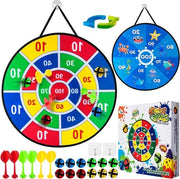 Giocattoli da giardino - 26 Pollici Grande Doppio Lato Giochi di Darts - Età 5 6 7 8 9 10 11 12 Anni - Blu