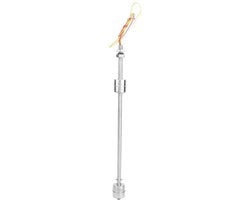 Sensor di livello acqua - Interruttore a palline galleggianti doppio - Acciaio inossidabile - Regolatore di livello acqua - Piscina - Acquario - Adatto a diverse applicazioni - Nero - Sensore acqua per serbatoio, lavandino e altro, DC 0-110V, 300 mm.
