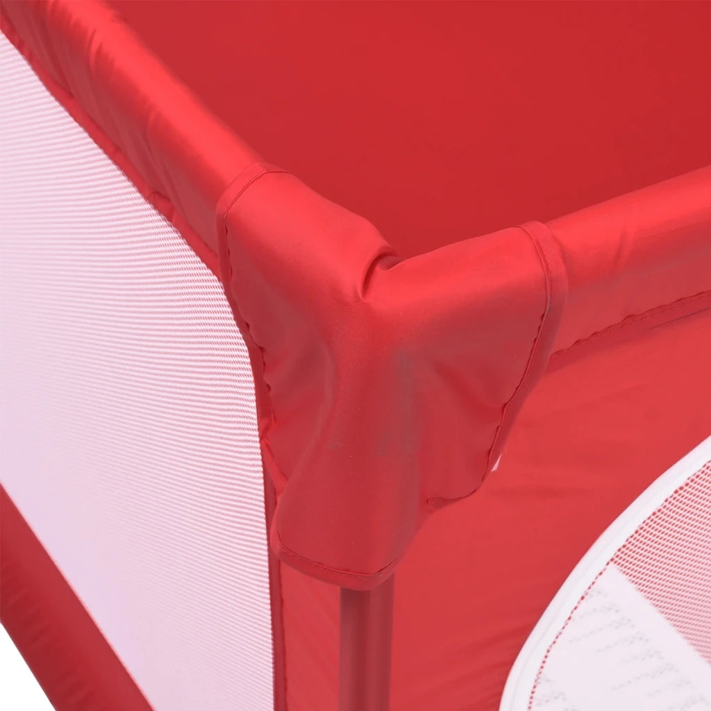 Box per Bambini con 2 Porte Rosso in Tessuto Oxford CFW4436664