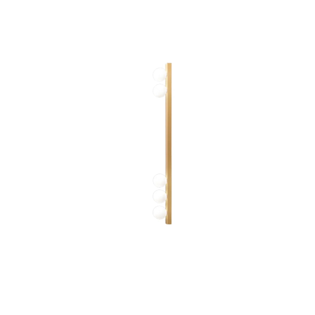 Plafoniera Minimal Snooky Metallo Oro 5 Luci G9 Ip20