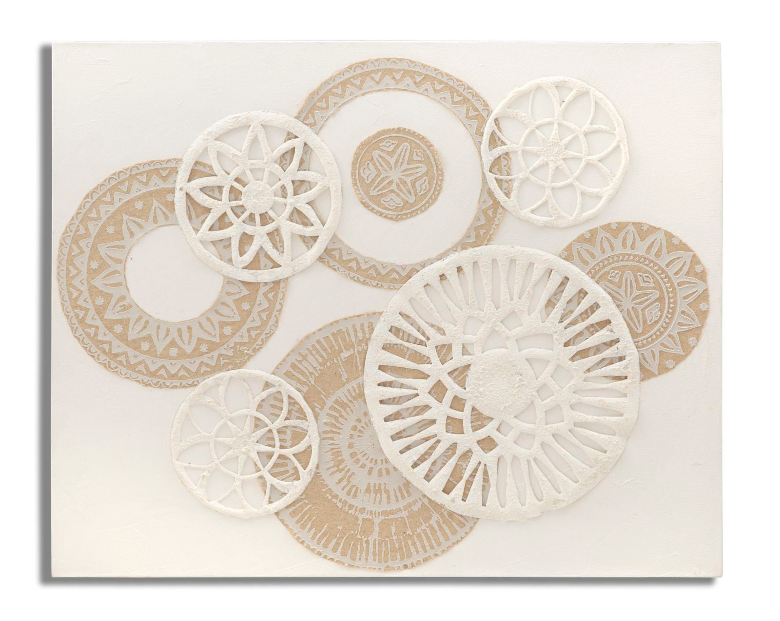 Dipinto su Tela Icer 80x2,8x100 cm in Legno e Tessuto