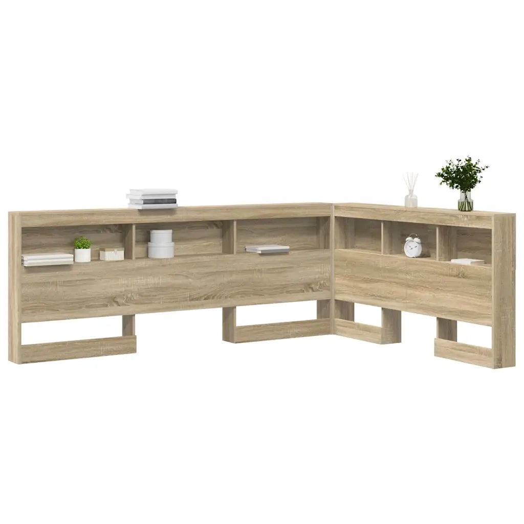 vidaXL Testata contenitore rovere sonoma 150 cm Legno multistrato