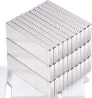 30 pezzi di magneti forti, 30x10x3mm magneti neodymium extra forti, magneti per lavagne magnetiche, magneti forti rettangolari per armadi cucina, magneti per lavagna con retro adesivo