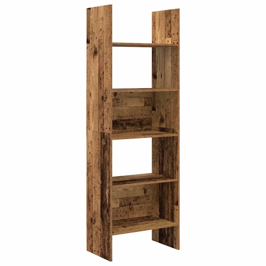 vidaXL Armadio per Libri Legno vecchio 60 x 35 x 180 cm